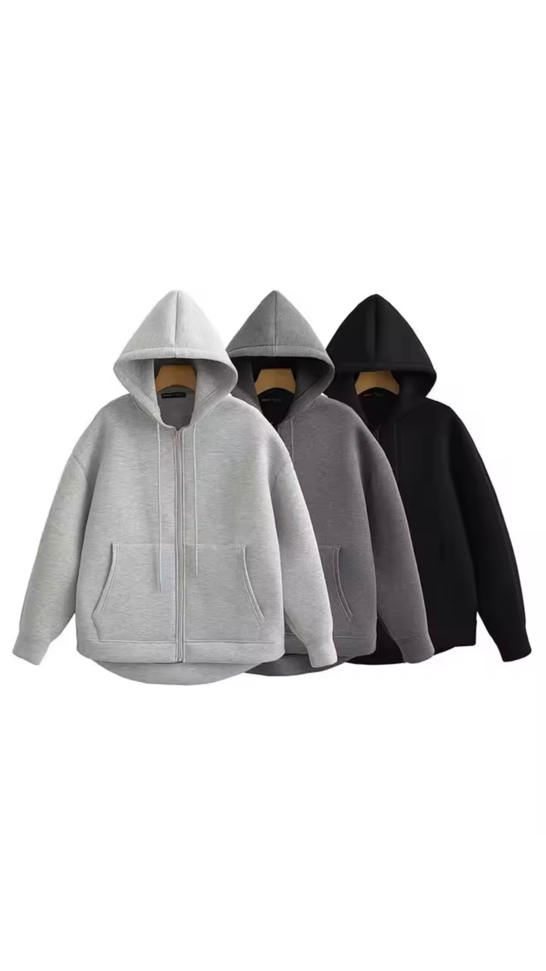 UrbanCore™ Oversized Zip Hoodie