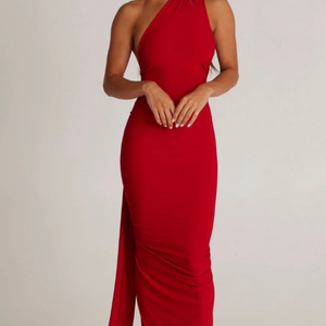 Veloura Elegantes Maxikleid mit einem Träger