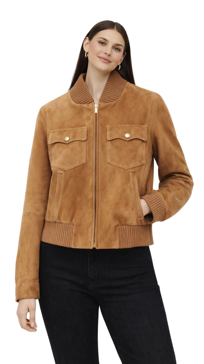 Cavaro – Suede Bomberjacke