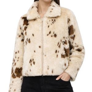 Zayra – Animal Faux Fur Jacket