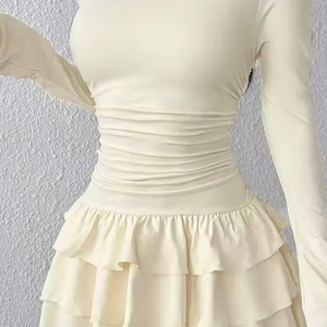 BelleRosa Rueschen-Minikleid