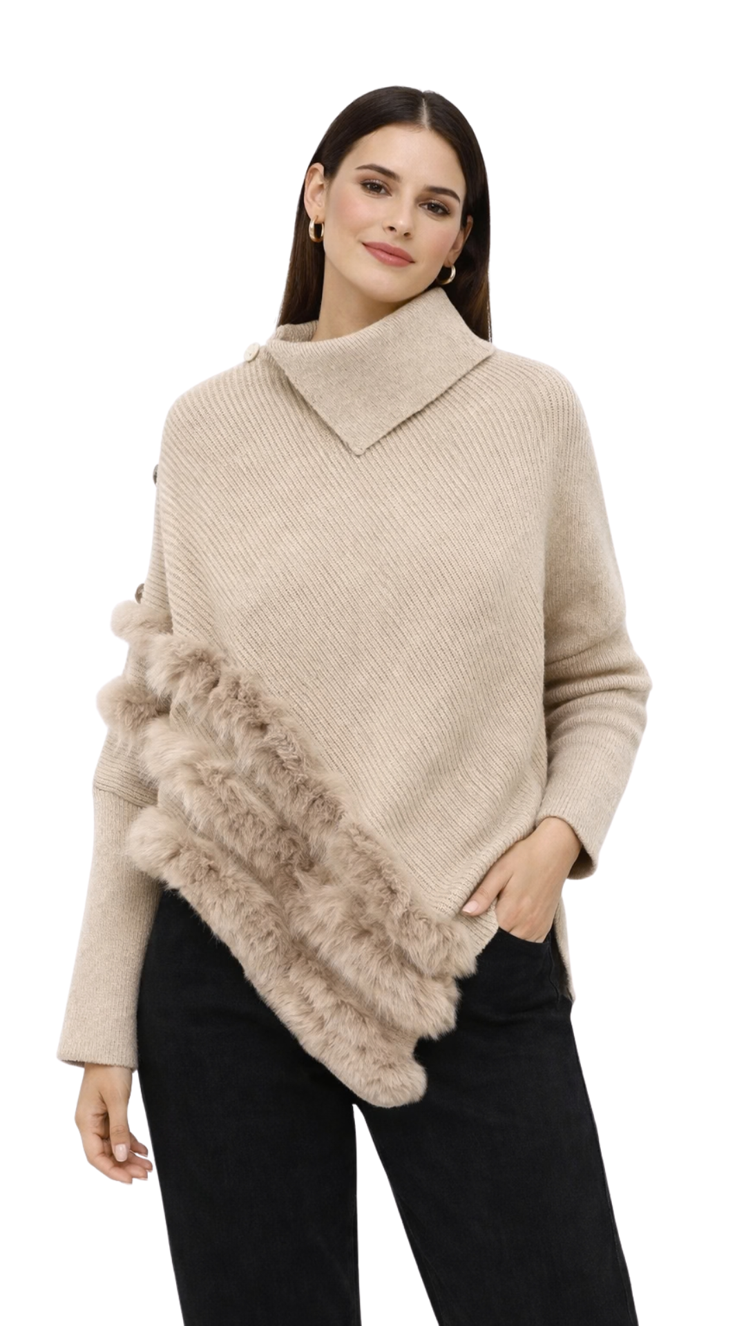 Avelyn – Asymmetric Knit Sweater