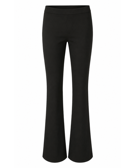 Élise Flared Fit Pants – Black
