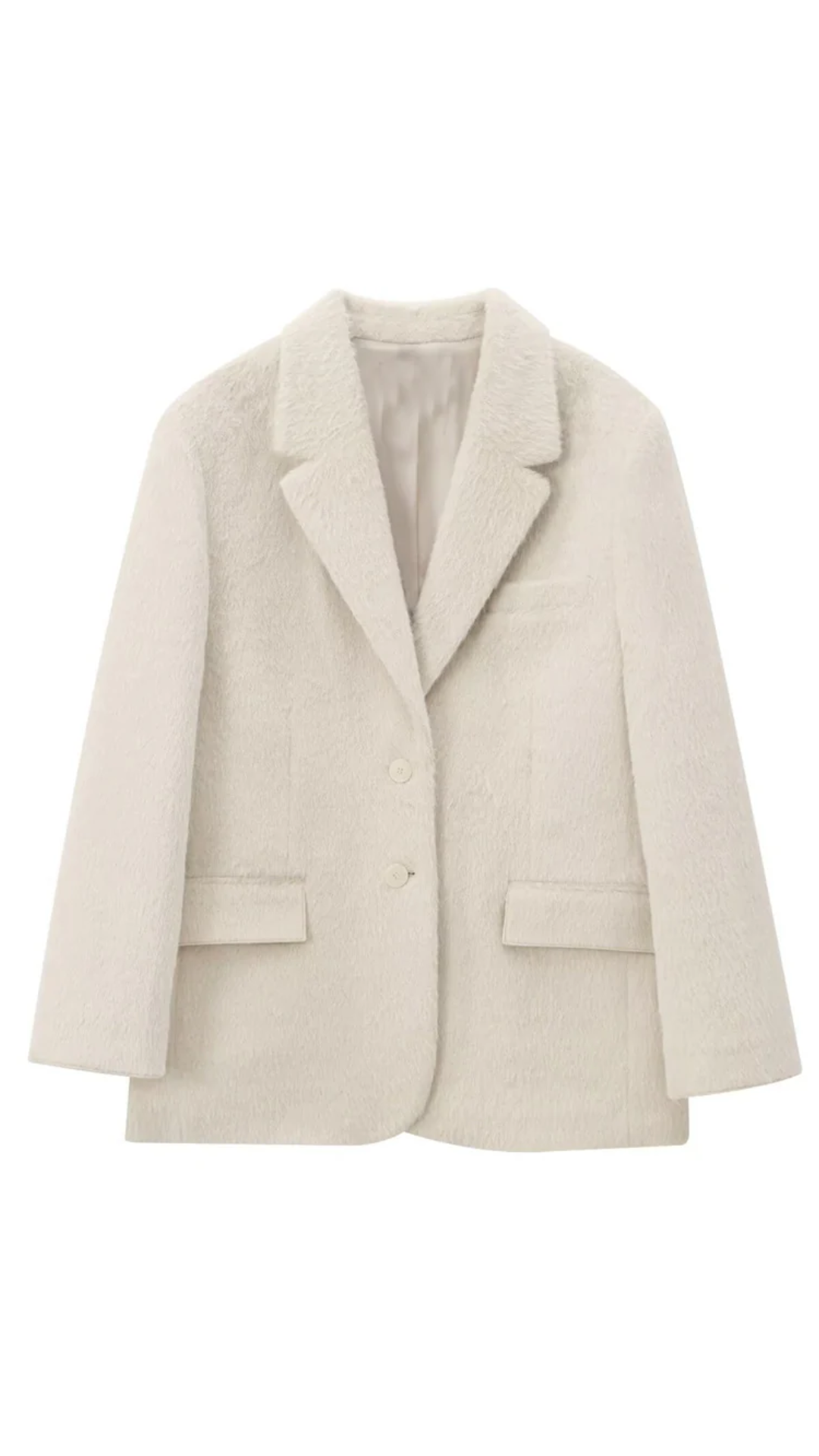 Elvéra – Long Faux Fur Blazer