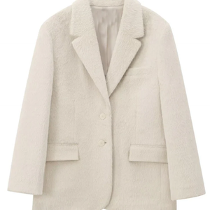 Elvéra – Long Faux Fur Blazer