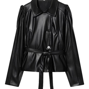 Lioré – Leather Short Trench