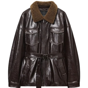 Kaela – Coated Buckle Jacket