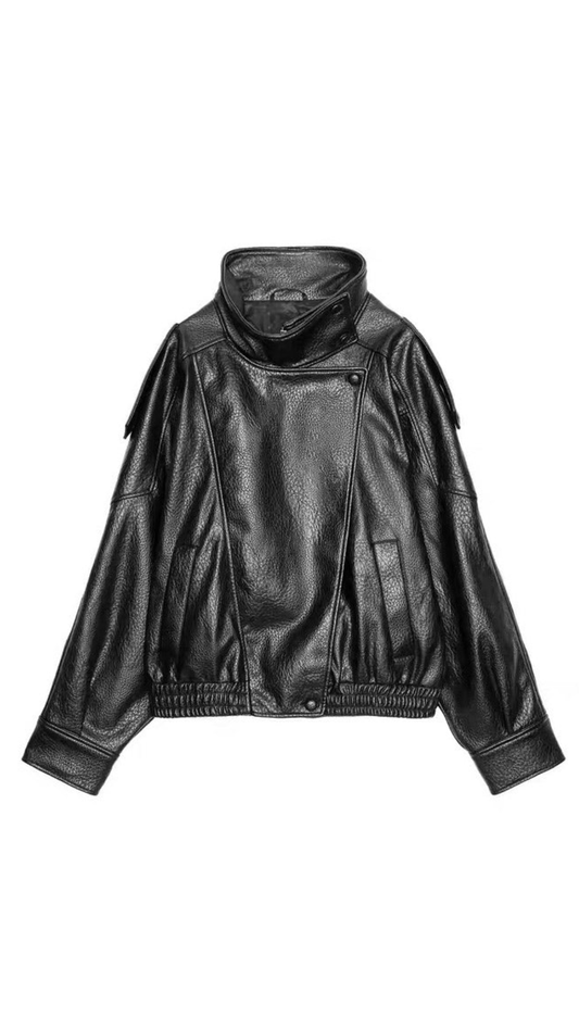 Raven – Bikerjacke aus PU-Leder