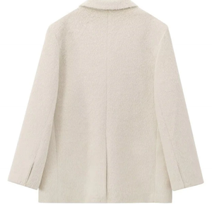 Elvéra – Long Faux Fur Blazer