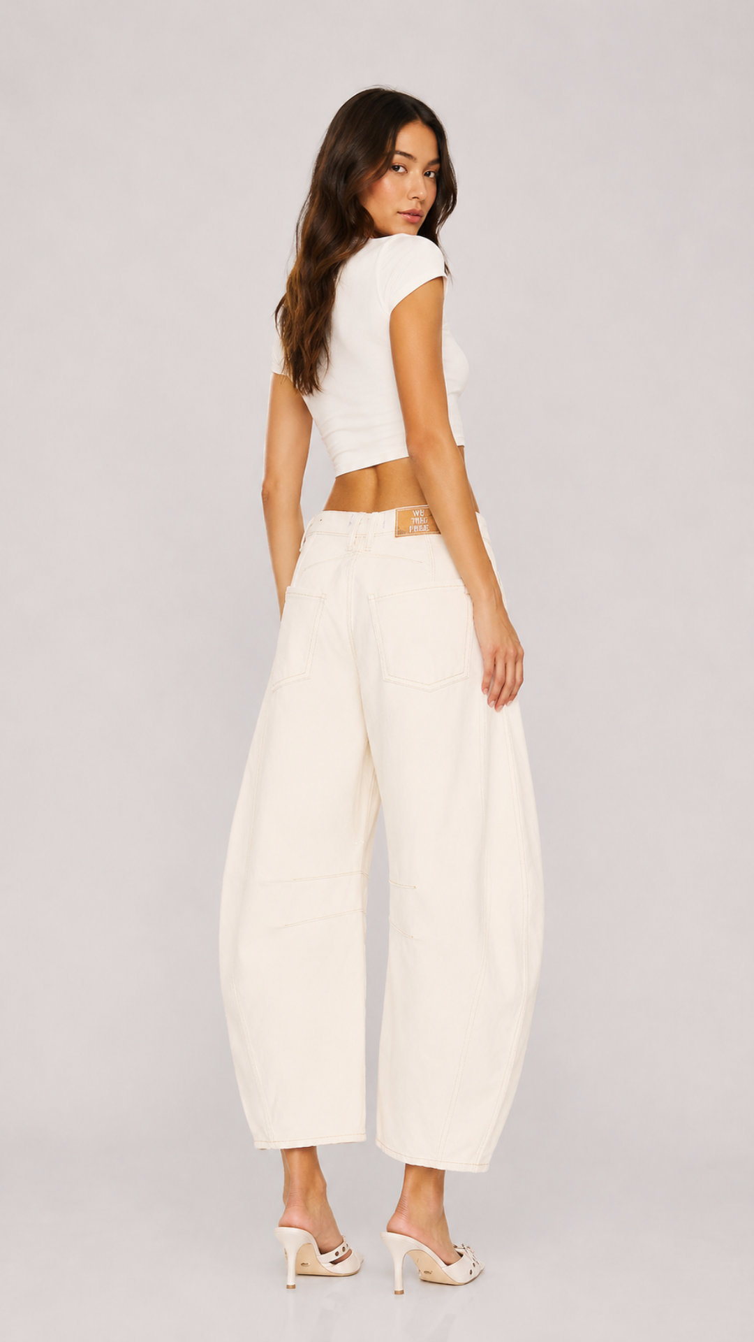 Cream Flow Jeans