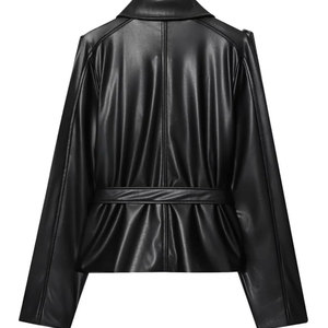 Lioré – Leather Short Trench