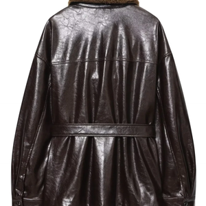 Kaela – Coated Buckle Jacket