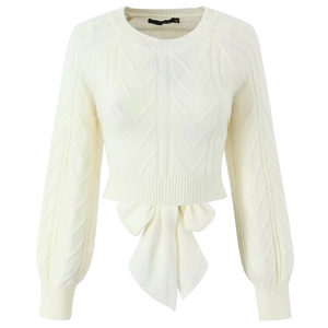 Arielle – Open Back Knit Sweater