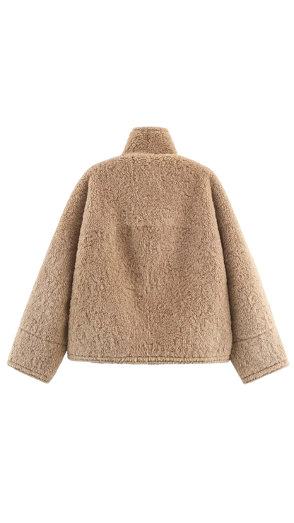 Floreva – Fluffy Faux Fur Coat