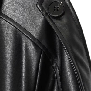 Lioré – Leather Short Trench