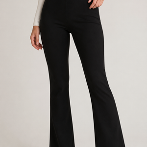 Élise Flared Fit Pants – Black