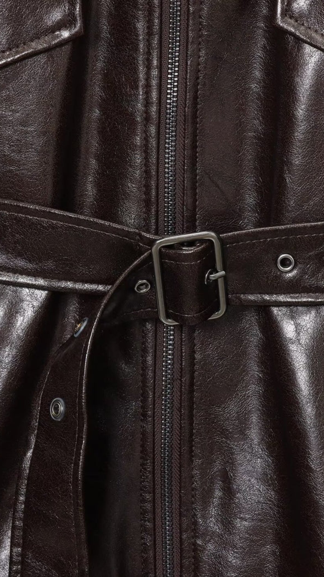 Kaela – Coated Buckle Jacket