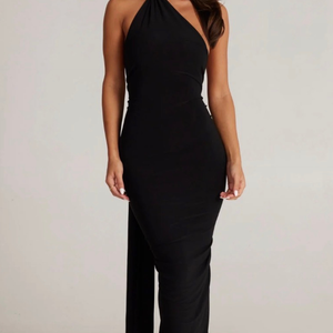 Veloura Elegantes Maxikleid mit einem Träger