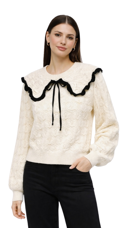 Elviane – Bow Knit Sweater